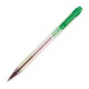 PILOT Stylo bille rechargeable pointe fine rétractable encre Verte corps plastique cristal BPS-MATIC