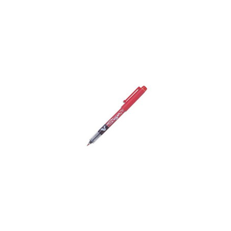 PILOT Stylo-feutre pointe en nylon largeur de trait 0,6 mm encre liquide Rouge V-SIGN PEN