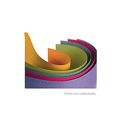 CANSON couleur 160 g ''MI-TEINTES'' 50x65 cm paquet de 24 feuilles, coloris assortis pastel Ecole