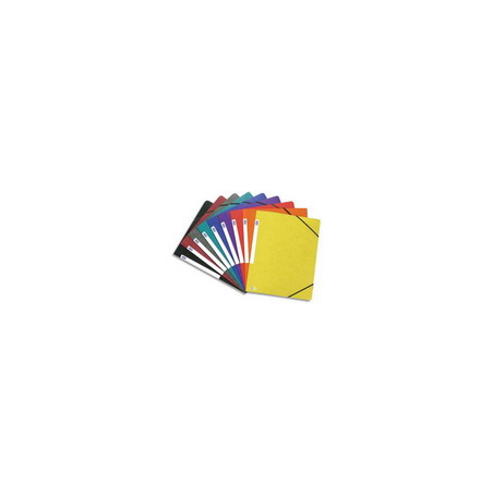 OXFORD Chemise simple à élastique Topfile, en carte lustrée 5/10e coloris assortis