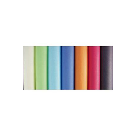 CLAIREFONTAINE Rouleau de papier Kraft couleur 65g. Format 3x0,7m. Coloris pastels assortis en présentoir