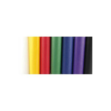 CLAIREFONTAINE Rouleau de papier Kraft couleur 65g. Format 3x0,7m. Coloris vifs assortis en présentoir