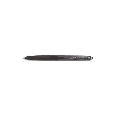 PILOT Stylo bille SUPER GRIP G rétractable pointe fine encre Noire