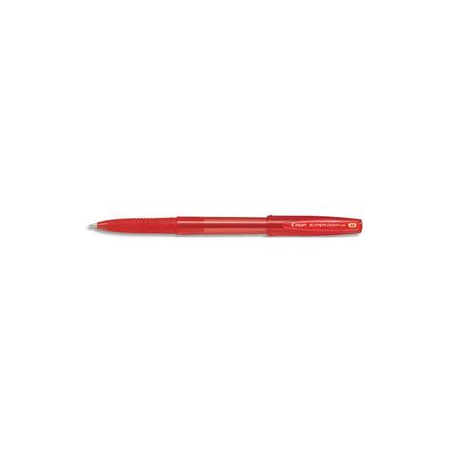 PILOT Stylo bille SUPER GRIP G pointe moyenne encore Rouge