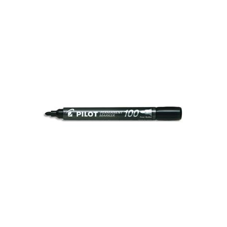 PILOT Marqueur permanent MARKER 100 pointe conique fine encre Noir