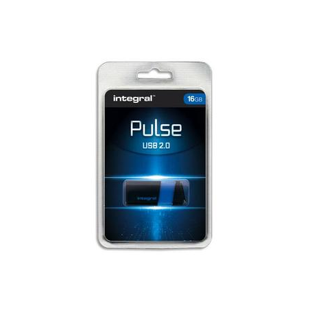 INTEGRAL Clé USB 2.0 PULSE 16Go Bleue INFD16GBPULSEBL