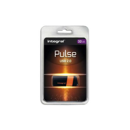 INTEGRAL Clé USB 2.0 PULSE 32Go Orange INFD32GBPULSEOR