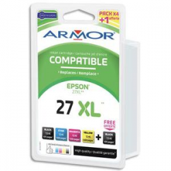 ARMOR Pack 5 compatibles EPSON 27 (st & xl) b10379r1
