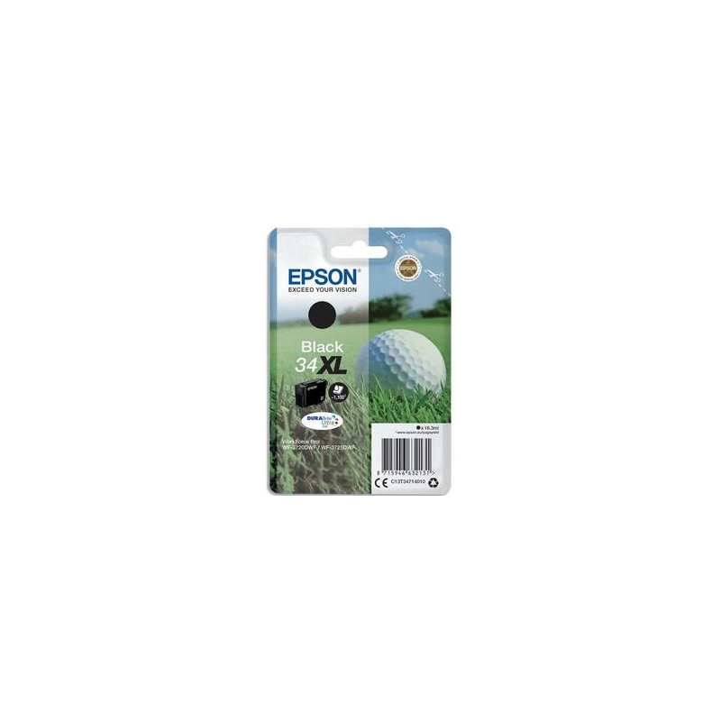 EPSON Cartouche balle de golf Jet d'encre durabrite ultra Noir XL C13T34714010