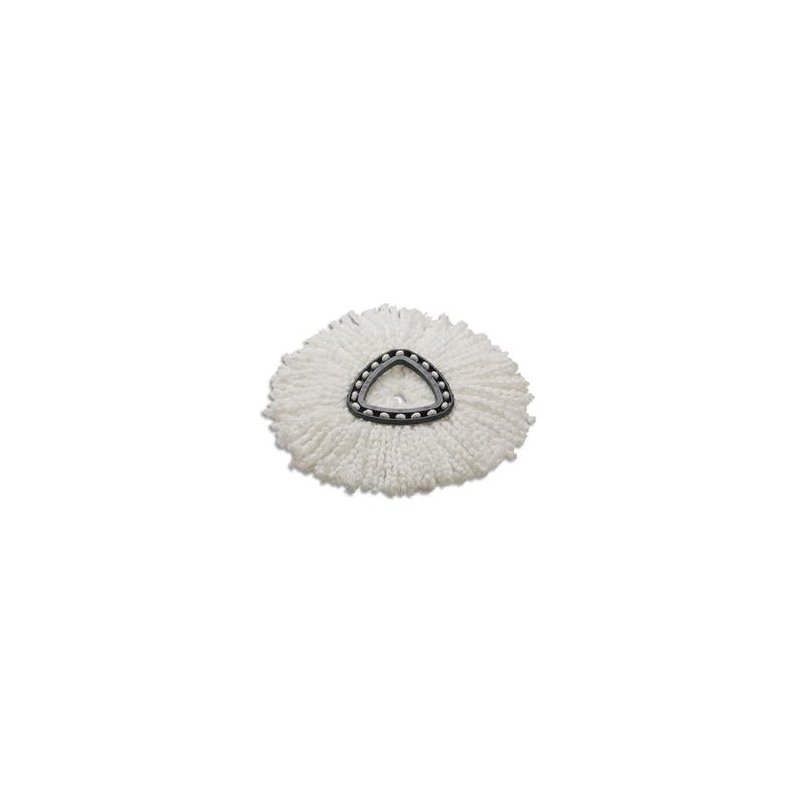 VILEDA Recharge Frange en microfibre Blanche pour starterkit UltraSpin Mini - Dim. : L3 x H0,5 x P3 cm