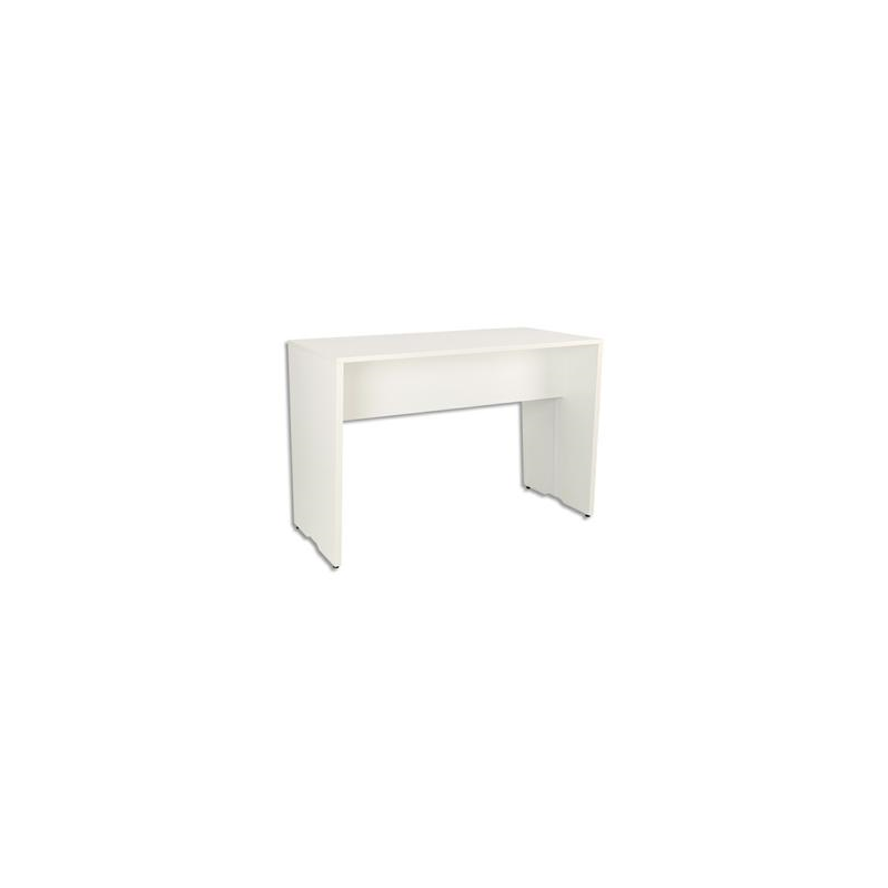 GAUTIER OFFICE Table haute connectée Yes Blanc, livré avec top access et 2 boîtiers L160 x H105 x P80 cm