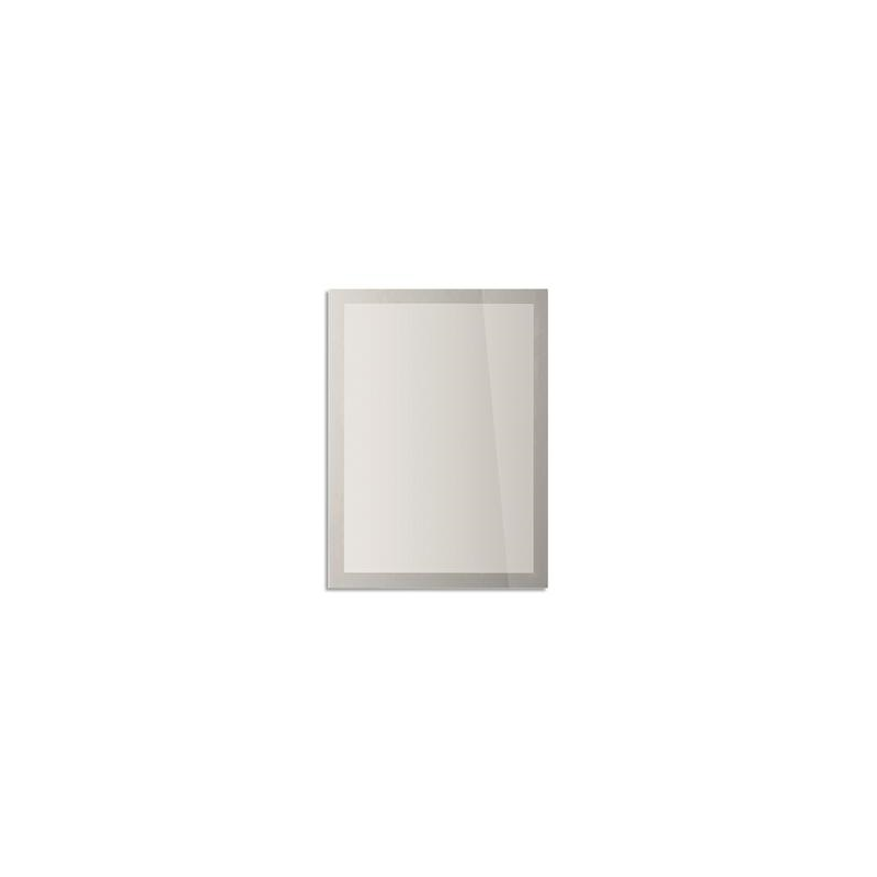 DURABLE Sachet de 2 Cadres d'affichage Sun contour argenté, anti UV repositionnable, ft A4 L23,4xH32,1 cm