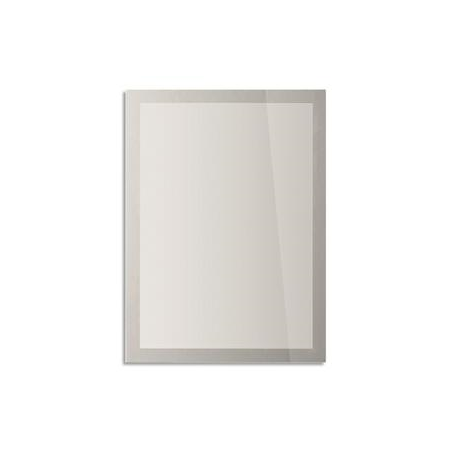 DURABLE Sachet de 2 Cadres d'affichage Sun contour argenté, anti UV repositionnable, ft A4 L23,4xH32,1 cm