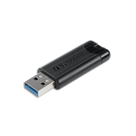 VERBATIM Clé USB 3.0 PINSTRIPE Noire 64Go 49318