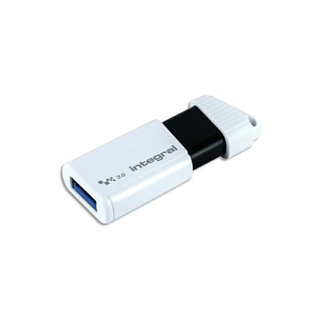 INTEGRAL Clé USB 3.0 128Go Turbo Blanche INFD128GBTURBWH3.0