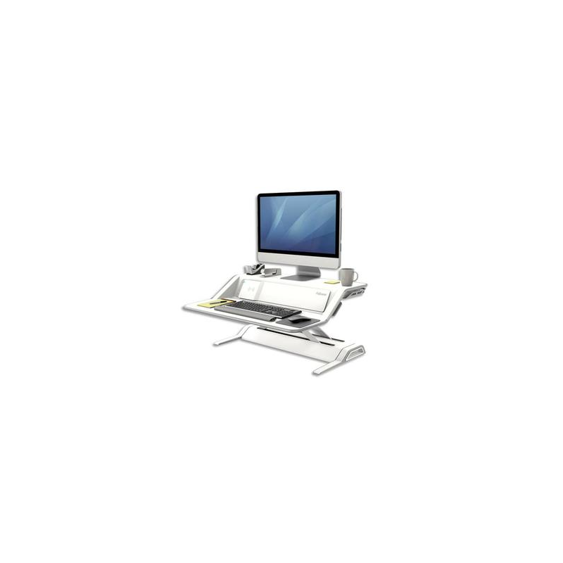 FELLOWES Plateforme assis-debout Lotus™ DX Blanche 8081101