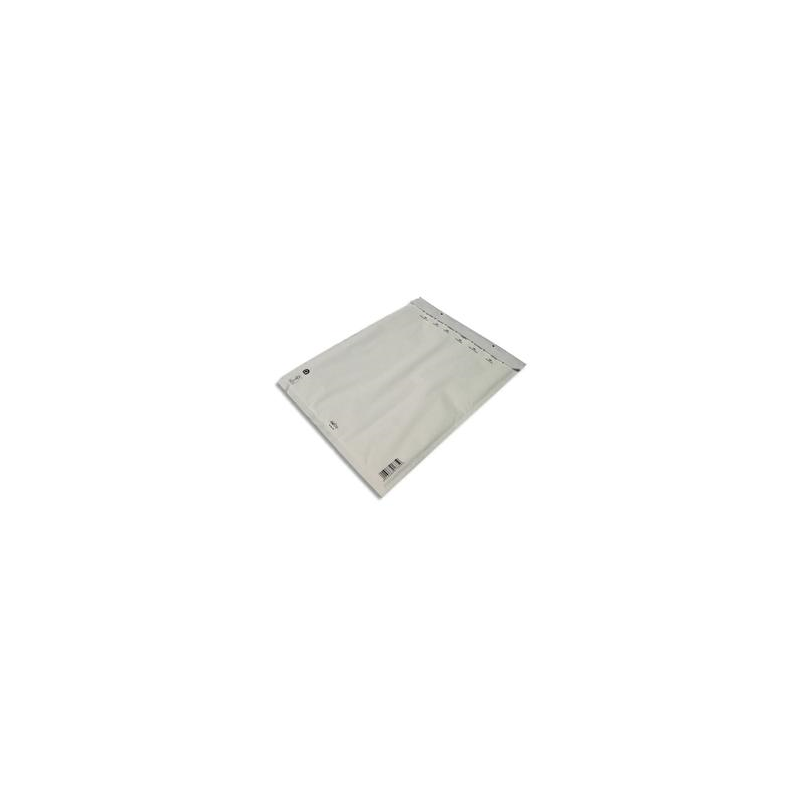 AIRPRO Boîte de 50 pochettes à bulles d'air en Kraft Blanc, fermeture auto-adhésive, Format 30 x 44,5 cm