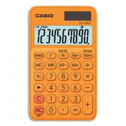 CASIO Calculatrice de poche 10 chiffres Orange SL-310UC-RG-S-EC