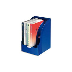 LEITZ Porte-revues Jumbo Leitz Plus - Bleu - H32 x P25,5 cm - Dos 21 cm