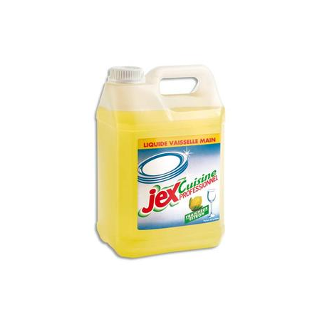 JEX PROFESSIONNEL Bidon de 5 litres de liquide vaisselle main citron