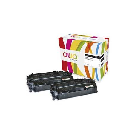 OWA Pack de 2 toners compatibles Noir HP CF280XD K35590OW