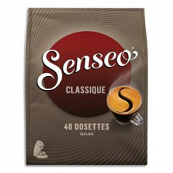 SENSEO Paquet de 40 dosettes de café moulu Classique équilibré 297g