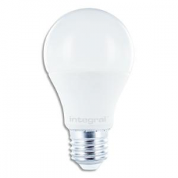 INTEGRAL Ampoule LED Classic A E27, 9,5 Watts équivalent 60 Watts, 2700 Kelvin 806 Lumen
