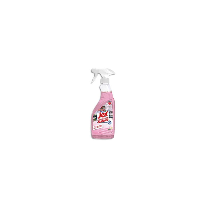 JEX PROFESSIONNEL Spray 750 ml 4 en 1 nettoie dégraisse désinfecte parfum Souffle d Asie multi-surfaces