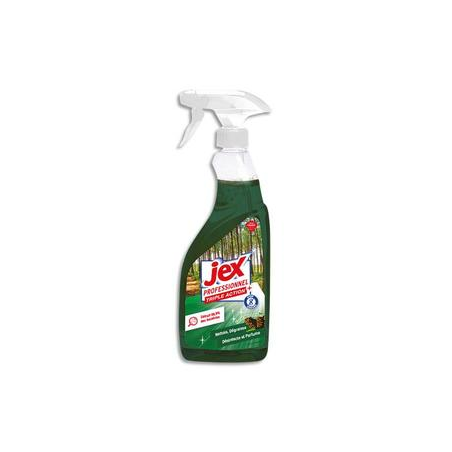 JEX PROFESSIONNEL Spray 750 ml 4 en 1 nettoie dégraisse désinfecte parfum Forêt des Landes multi-surfaces