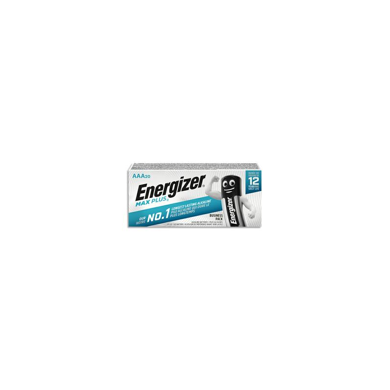 ENERGIZER Blister de 20 piles Max Plus AAA E92 60/120 7638900423174