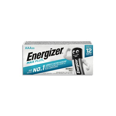 ENERGIZER Blister de 20 piles Max Plus AAA E92 60/120 7638900423174