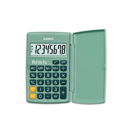 CASIO Calculatrice primaire petite FX Verte LC401GN
