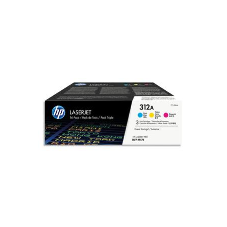 HP Pack de 3 cartouches Laser couleur 312A CF440AM