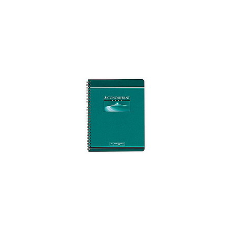 CONQUERANT C7 Cahier reliure spirale 17x22 cm 180 pages 70g petits carreaux 5x5