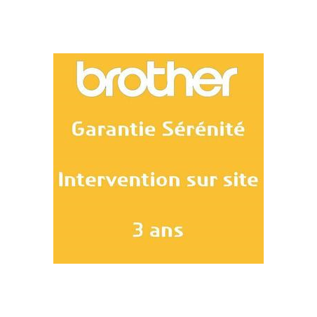 BROTHER Garantie sérénité 3 ans intervention sur site GSER3ISE