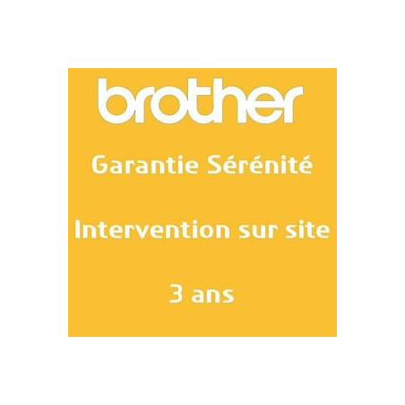 BROTHER Garantie sérénité 3 ans intervention sur site GSER3ISF ZWOS03047