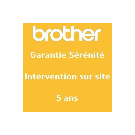 BROTHER Garantie sérénité 5 ans intervention sur site GSER5ISE