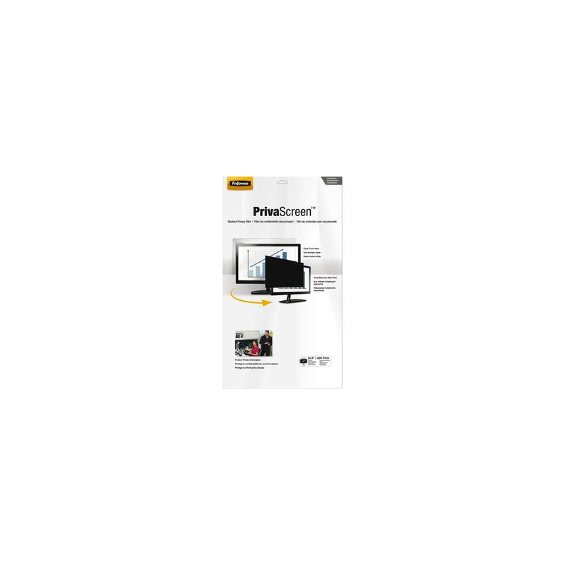 FELLOWES Filtre de confidentialité PrivaScreen 24'' (16/9) pour moniteurs et ordi portables 4811801