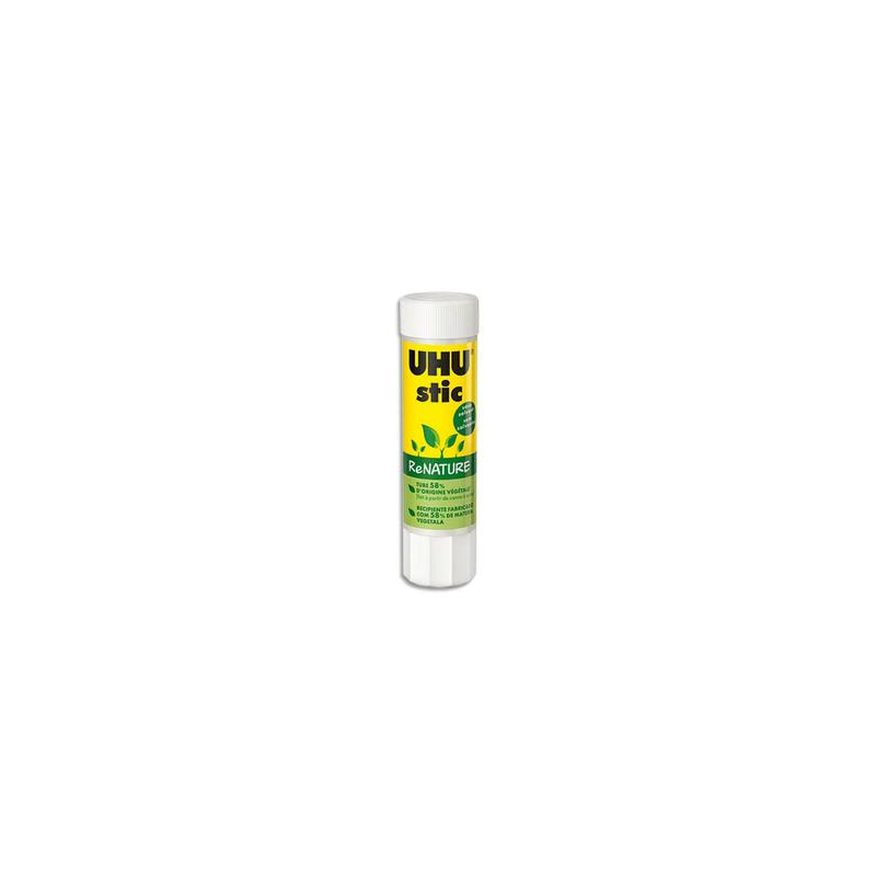 UHU Tube de colle Stic Blanc 8g ReNATURE