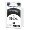 ARMOR Cartouche compatible Jet d'encre Noir HP 364XL B12571R1