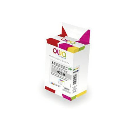OWA Pack de 3 cartouches compatibles Jet d'encre couleurs Cyan, Magenta, Jaune HP 903XL K10466OW