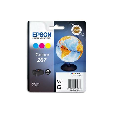 EPSON Multipack Jet d'encre 3 couleurs Globe C13T26704010