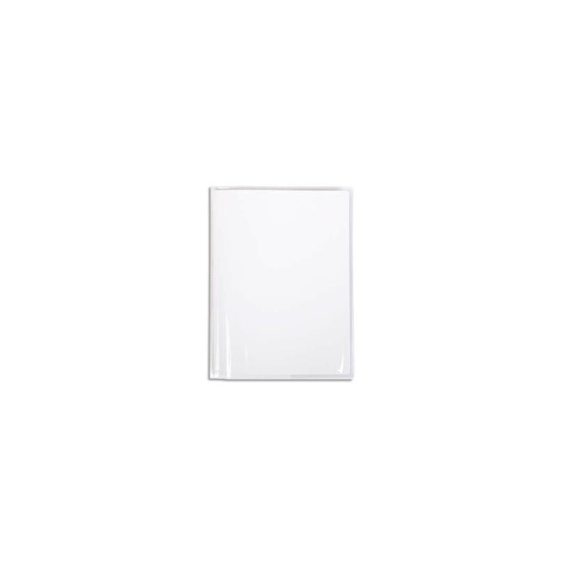 CALLIGRAPHE Protège-cahier Cristal 22/100° 17x22 avec porte-étiquette. Transparent