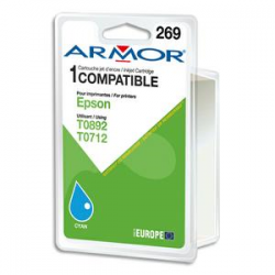ARMOR Cartouche compatible Jet d'encre Cyan EPSON T0712 - T0892 B12315R1