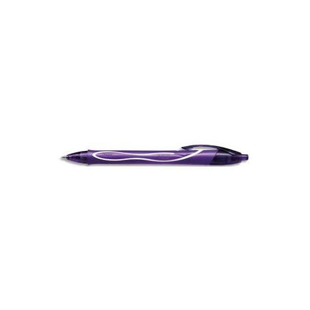 BIC Roller Gel Gelocity Quick Dry. Encre gel Violet.