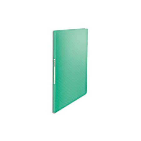ESSELTE Protège-documents Colour ice 40 pochettes, 80 vues, en polypropylène 5/10ème. Coloris Vert