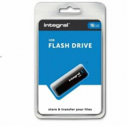 INTEGRAL Clé USB 2.0 16Go Black INFD16GBBLK