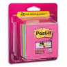 POST-IT Cube Super Sticky couleurs assorties - 440 feuilles - 76 mm x 76 mm