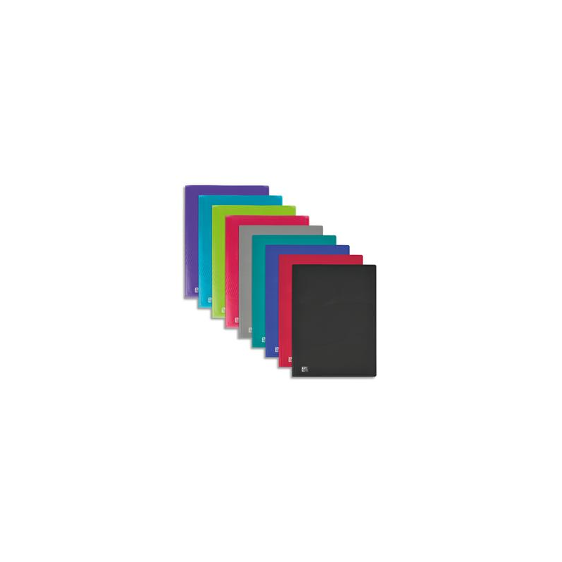 OXFORD Protège-documents OSMOSE 40 pochettes, 80 vues PP. Coloris assortis opaque et translucide