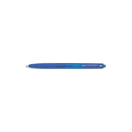 PILOT Stylo bille SUPER GRIP G rétractable poine extra large, encre Bleue